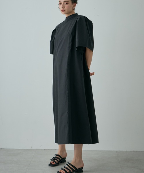 mici(ミチ)の「(mici)ボリュームスリーブワンピース(ワンピース・レディース・イエロー/ブラック・FREE)」の4枚目の写真