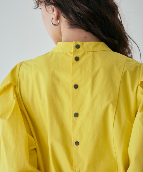 mici(ミチ)の「(mici)ボリュームスリーブワンピース(ワンピース・レディース・イエロー/ブラック・FREE)」の15枚目の写真