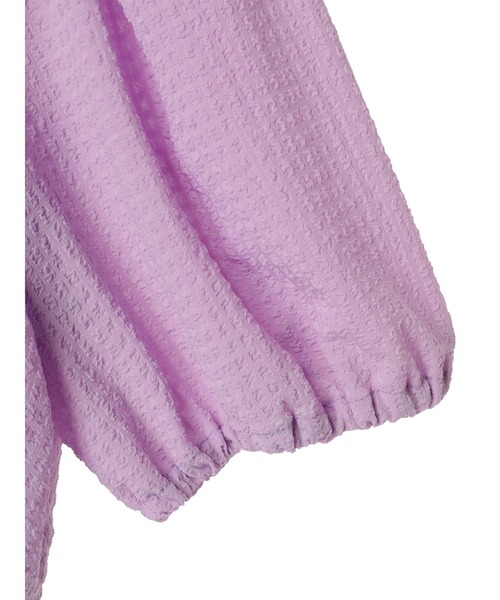 earth music&ecology（アースミュージックアンドエコロジー）の「SET2点パフスリーブブラウス+キャミワンピース（ワンピース・レディース・ライトグレー/パープル/ミント/アイボリー・FREE）」の19枚目の写真