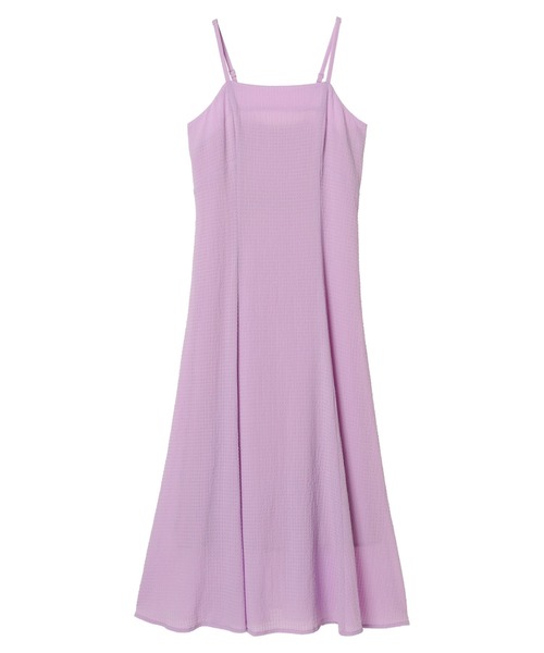 earth music&ecology（アースミュージックアンドエコロジー）の「SET2点パフスリーブブラウス+キャミワンピース（ワンピース・レディース・ライトグレー/パープル/ミント/アイボリー・FREE）」の22枚目の写真