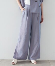 GALLEST | エシカルシャンブレーワイドパンツ(その他パンツ)