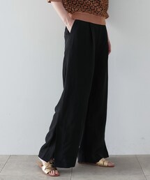 GALLEST | エシカルシャンブレーワイドパンツ(その他パンツ)