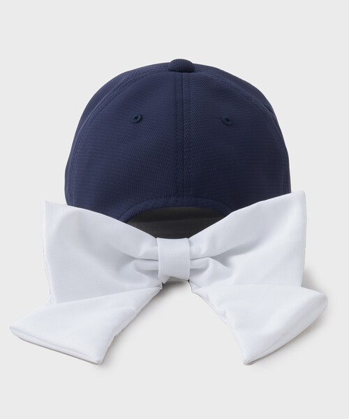 adabat（アダバット）の「◆リボン取り外し可能 スパンコールつきキャップ（キャップ・レディース・ネイビー/ホワイト・00）」の9枚目の写真