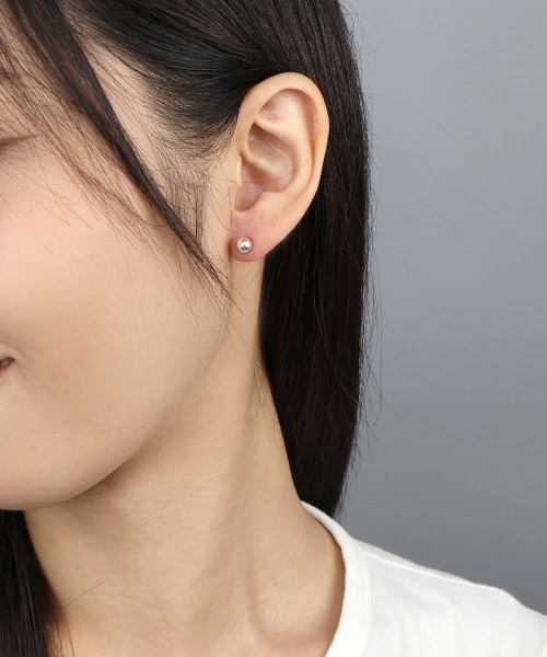 4INT.(フォイント)の「ストレートバーベル ボディピアス 16G(片耳用) / silver925 コーティング (金属アレルギー対応)(ピアス(片耳用)・メンズ・シルバー・3/4/5)」の15枚目の写真