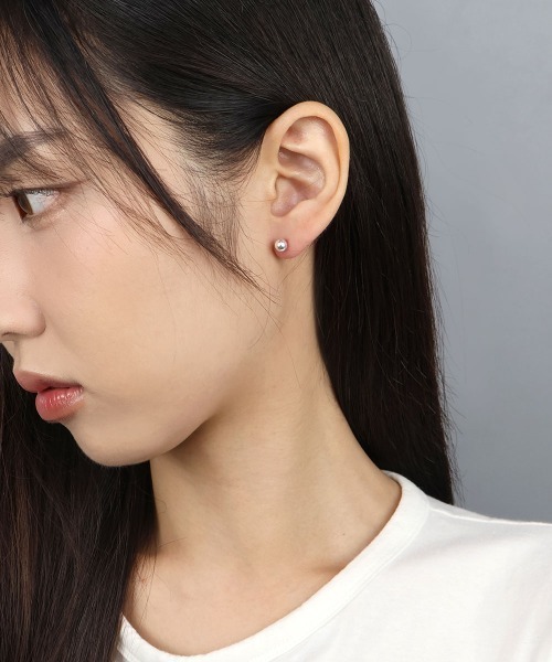 ストレートバーベル ボディピアス 16G（片耳用） / silver925