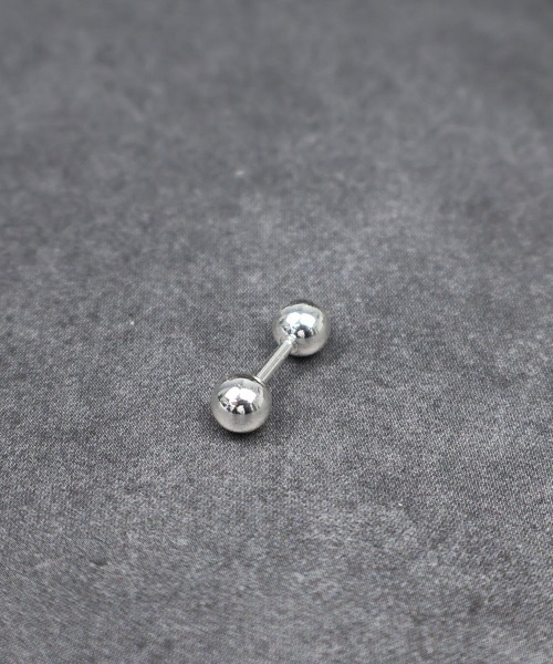 4INT.(フォイント)の「ストレートバーベル ボディピアス 16G(片耳用) / silver925 コーティング (金属アレルギー対応)(ピアス(片耳用)・メンズ・シルバー・3/4/5)」の12枚目の写真
