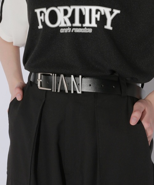 Anui（アニュイ）の「【UNISEX】ロゴベルト（ベルト）」 - WEAR