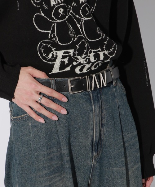 Anui(アニュイ)の「【UNISEX】ロゴベルト(ベルト・レディース・ブラック/ダークブラウン/ライトブラウン・FREE)」の19枚目の写真