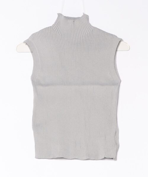 H.TOKYO（エイチトウキョウ）の「ハイネックリブニット（ニット/セーター・レディース・グレー/イエロー/グリーン/ブラック/ベージュ・FREE）」の7枚目の写真