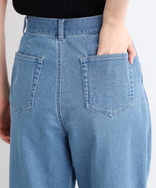 grove(グローブ)の「◆【洗える】タックワイドデニムパンツ(デニムパンツ・レディース・ブルー/ブルー系その他・01/02/03/04/05)」の16枚目の写真
