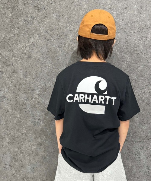 Carhartt（カーハート）の「Carhartt　カーハート　半袖　グラフィック　ポケット　Tシャツ（Tシャツ/カットソー・キッズ・ベージュ系/ブラック/ブルー・S/L/M/XL）」の2枚目の写真