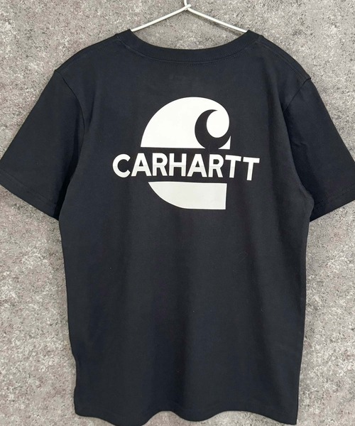 Carhartt（カーハート）の「Carhartt　カーハート　半袖　グラフィック　ポケット　Tシャツ（Tシャツ/カットソー・キッズ・ベージュ系/ブラック/ブルー・S/L/M/XL）」の7枚目の写真