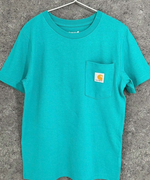 Carhartt（カーハート）の「Carhartt　カーハート　半袖　グラフィック　ポケット　Tシャツ（Tシャツ/カットソー・キッズ・ベージュ系/ブラック/ブルー・S/L/M/XL）」の10枚目の写真