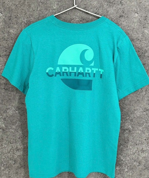 Carhartt（カーハート）の「Carhartt　カーハート　半袖　グラフィック　ポケット　Tシャツ（Tシャツ/カットソー・キッズ・ベージュ系/ブラック/ブルー・S/L/M/XL）」の11枚目の写真