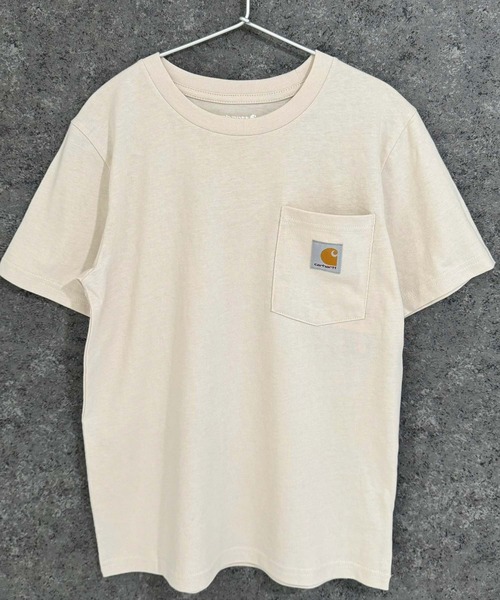 Carhartt（カーハート）の「Carhartt　カーハート　半袖　グラフィック　ポケット　Tシャツ（Tシャツ/カットソー・キッズ・ベージュ系/ブラック/ブルー・S/L/M/XL）」の8枚目の写真