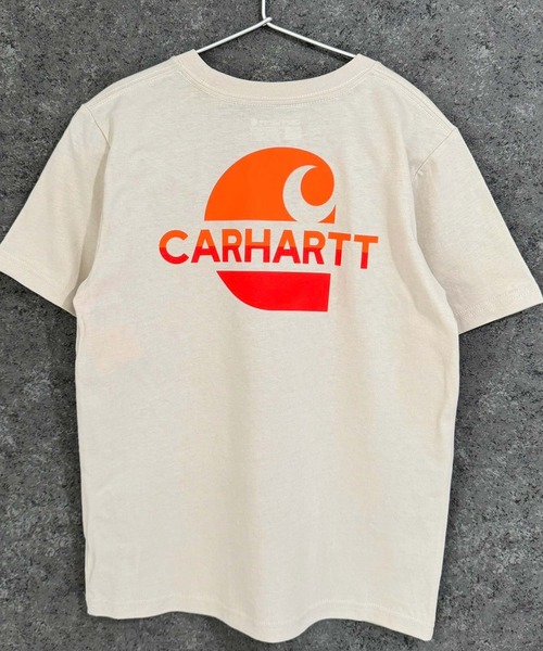 Carhartt（カーハート）の「Carhartt　カーハート　半袖　グラフィック　ポケット　Tシャツ（Tシャツ/カットソー・キッズ・ベージュ系/ブラック/ブルー・S/L/M/XL）」の9枚目の写真