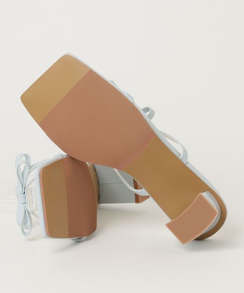 paravion(パラビオン)の「リボンミュールサンダル/S.M.Lサイズ展開あり(サンダル・レディース・ホワイト/イエロー/シルバー/ブルー・SMALL/MEDIUM/LARGE)」の16枚目の写真