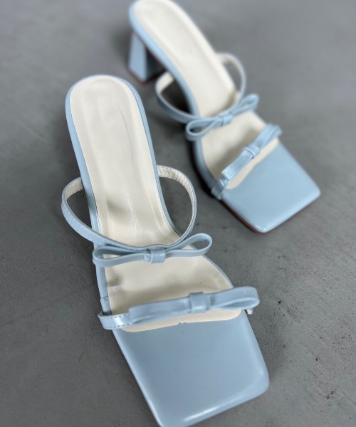paravion(パラビオン)の「リボンミュールサンダル/S.M.Lサイズ展開あり(サンダル・レディース・ホワイト/イエロー/シルバー/ブルー・SMALL/MEDIUM/LARGE)」の12枚目の写真