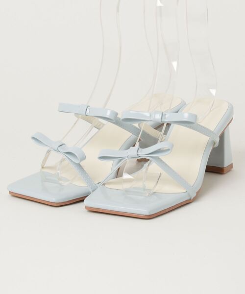 paravion(パラビオン)の「リボンミュールサンダル/S.M.Lサイズ展開あり(サンダル・レディース・ホワイト/イエロー/シルバー/ブルー・SMALL/MEDIUM/LARGE)」の14枚目の写真