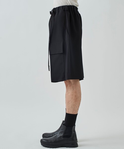 UJOH（ウジョー）の「STUDIOUS別注 Pocket Short PNT（その他パンツ・メンズ・グレー/ブラック・2/3）」の7枚目の写真