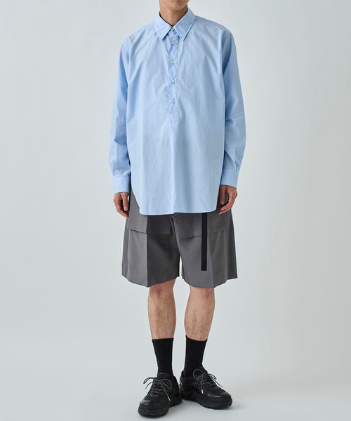 UJOH（ウジョー）の「STUDIOUS別注 Pocket Short PNT（その他パンツ・メンズ・グレー/ブラック・2/3）」の12枚目の写真