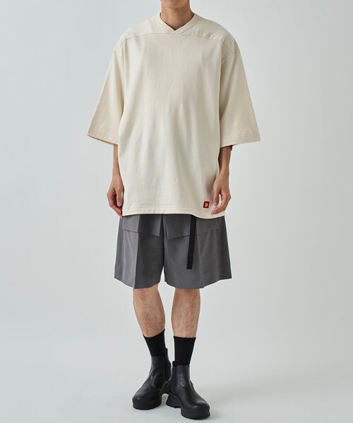 UJOH（ウジョー）の「STUDIOUS別注 Pocket Short PNT（その他パンツ・メンズ・グレー/ブラック・2/3）」の13枚目の写真