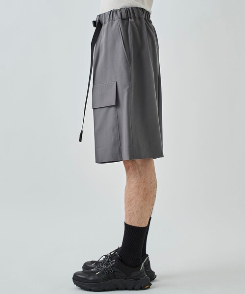 UJOH（ウジョー）の「STUDIOUS別注 Pocket Short PNT（その他パンツ・メンズ・グレー/ブラック・2/3）」の16枚目の写真