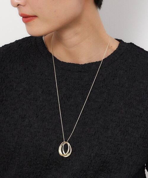 OPAQUE.CLIP(オペークドットクリップ)の「◆3リングネックレス(ネックレス・レディース・シルバー/ゴールド・00)」の7枚目の写真