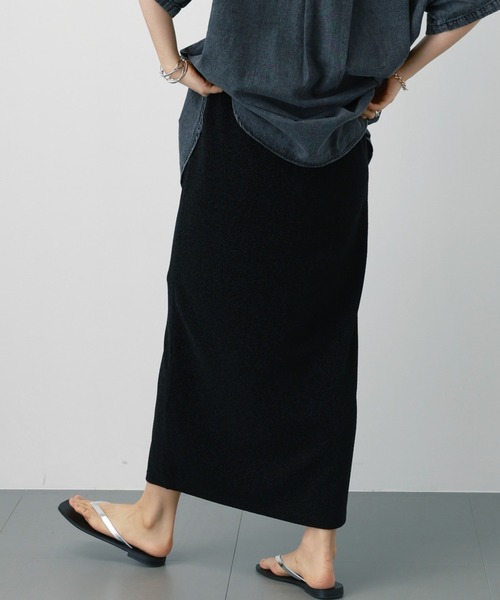 saloon（サルーン）の「SALOON(サルーン)/ラメカットタイトスカート【セットアップ可】（スカート・レディース・ブラック/その他5・FREE）」の2枚目の写真