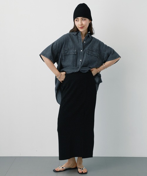 saloon（サルーン）の「SALOON(サルーン)/ラメカットタイトスカート【セットアップ可】（スカート・レディース・ブラック/その他5・FREE）」の20枚目の写真