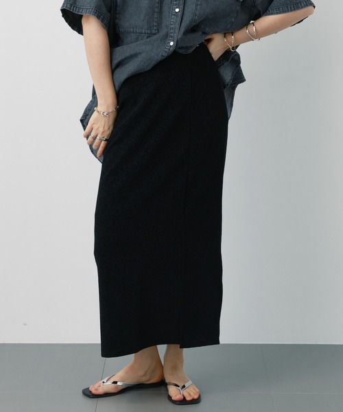 saloon（サルーン）の「SALOON(サルーン)/ラメカットタイトスカート【セットアップ可】（スカート・レディース・ブラック/その他5・FREE）」の10枚目の写真