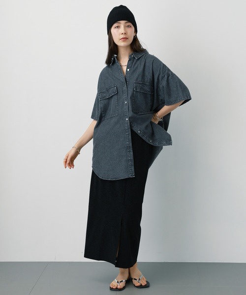 saloon（サルーン）の「SALOON(サルーン)/ラメカットタイトスカート【セットアップ可】（スカート・レディース・ブラック/その他5・FREE）」の21枚目の写真