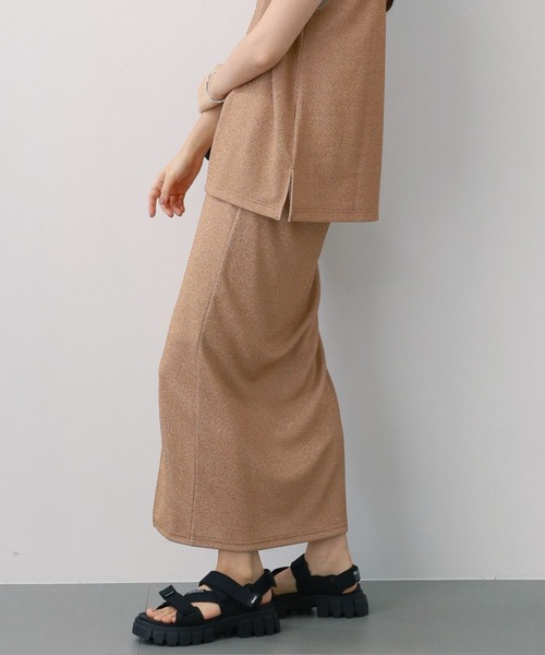 saloon（サルーン）の「SALOON(サルーン)/ラメカットタイトスカート【セットアップ可】（スカート・レディース・ブラック/その他5・FREE）」の16枚目の写真