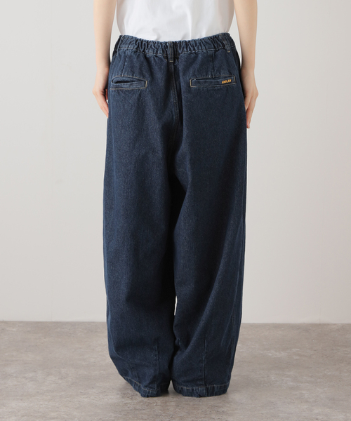 セール】ANGLAN Rigid Indigo Denim Balloon PANTS ANG-003