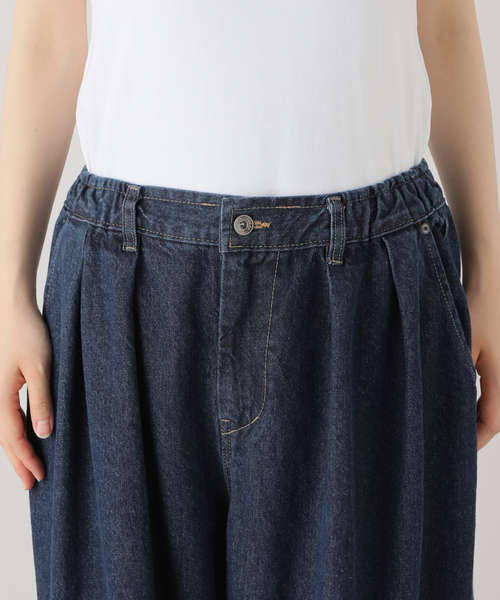 ANGLAN(アングラン)の「ANGLAN Rigid Indigo Denim Balloon PANTS ANG-003(デニムパンツ・レディース・ネイビー・FREE)」の12枚目の写真