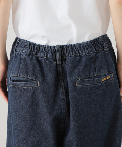 デニム・ジーパン Swing Balloon Fit Denim Indigo セール】ANGLAN Rigid Indigo Denim Balloon PANTS ANG-003