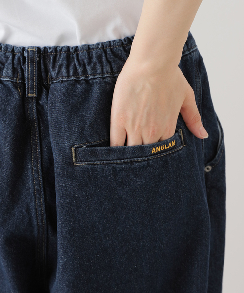 セール】ANGLAN Rigid Indigo Denim Balloon PANTS ANG-003（デニム