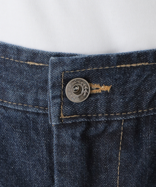 ANGLAN(アングラン)の「ANGLAN Rigid Indigo Denim Balloon PANTS ANG-003(デニムパンツ・レディース・ネイビー・FREE)」の17枚目の写真