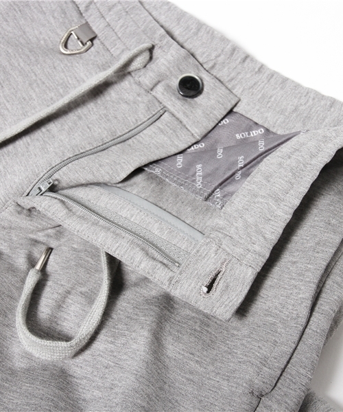 SOLIDO（ソリード）の「SOLIDO コットンリブパンツ（その他パンツ・メンズ・ライトグレー・3/2）」の5枚目の写真