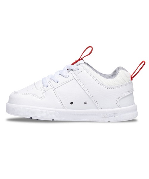 DC（ディーシー）の「DC/ディーシー スニーカー キッズ Ts LYNX ZERO ELASTIC SNトドラーズ リンクス ゼロ エラスティック エスエヌ スニーカー 軽量 ゴムひも 親子コーデ DT244603（スニーカー・キッズ・ホワイト系その他/ホワイト×ネイビー/ホワイト×レッド・14.0cm/15.0cm/16.0cm/13.0cm）」の5枚目の写真