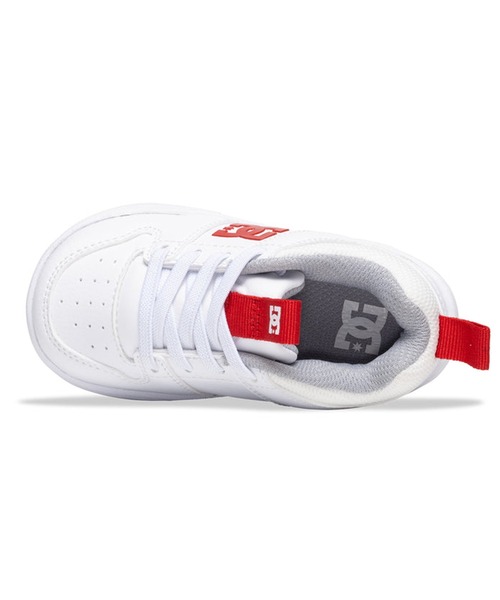 DC（ディーシー）の「DC/ディーシー スニーカー キッズ Ts LYNX ZERO ELASTIC SNトドラーズ リンクス ゼロ エラスティック エスエヌ スニーカー 軽量 ゴムひも 親子コーデ DT244603（スニーカー・キッズ・ホワイト系その他/ホワイト×ネイビー/ホワイト×レッド・14.0cm/15.0cm/16.0cm/13.0cm）」の6枚目の写真