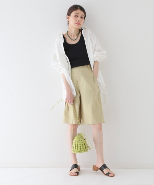JOURNAL STANDARD relume(ジャーナルスタンダード レリューム)の「《追加3》オーガニックコットンマルドウテレコタンクトップ(タンクトップ・レディース・ベージュ系その他/モスグリーン/ブラック/グレー/ホワイト・FREE)」の10枚目の写真