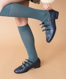 Casselini(キャセリーニ)ギャザーリボンパンプス