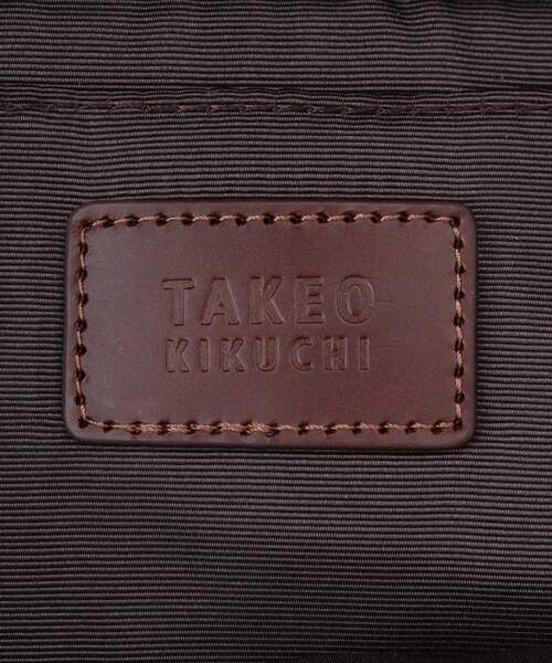 TAKEO KIKUCHI（タケオキクチ）の「◆【ヘビタン】レザーコンビナイロン ワンショルダーバッグ（ボディバッグ/ウエストポーチ・メンズ・ブラック/ダークブラウン・00）」の19枚目の写真