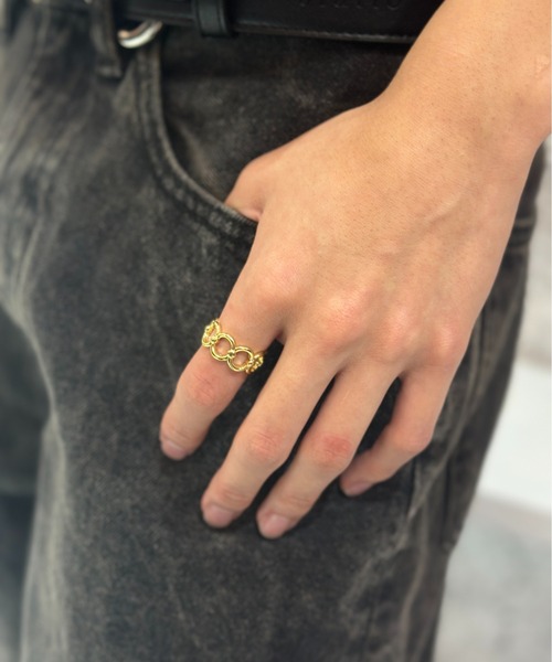 blatto 925silver】輪っかデザインリング フリーサイズ bla-ring-00591