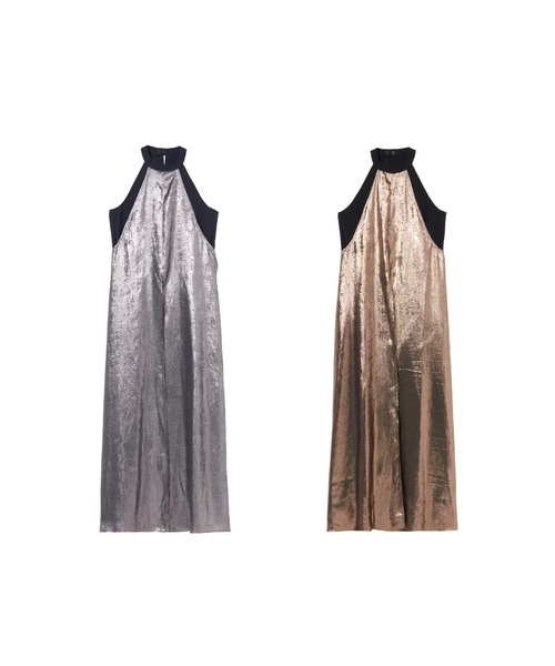 【極美品】サハラ ベストレイヤードドレス ワンピース マキシ丈 sahara（サハラ）の「ベストレイヤードドレス/Vest Layered