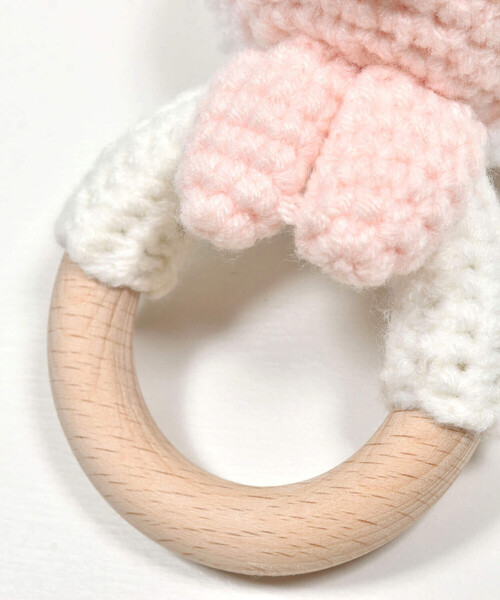 SLAP SLIP BABY（スラップスリップベビー）の「ヒツジウサギ恐竜クマアニマルモチーフ歯がためベビー（その他ベビー用品・キッズ・ベージュ/ホワイト/グリーン/ピンク・FREE）」の13枚目の写真