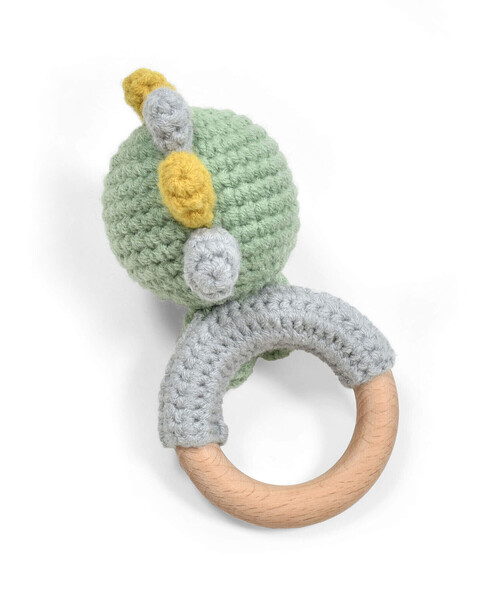 SLAP SLIP BABY（スラップスリップベビー）の「ヒツジウサギ恐竜クマアニマルモチーフ歯がためベビー（その他ベビー用品・キッズ・ベージュ/ホワイト/グリーン/ピンク・FREE）」の11枚目の写真