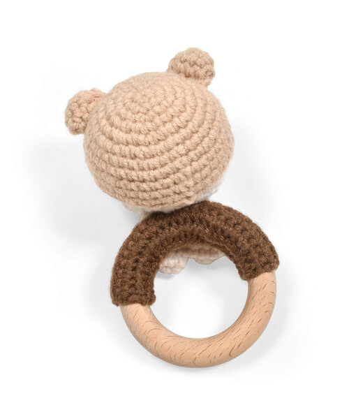 SLAP SLIP BABY（スラップスリップベビー）の「ヒツジウサギ恐竜クマアニマルモチーフ歯がためベビー（その他ベビー用品・キッズ・ベージュ/ホワイト/グリーン/ピンク・FREE）」の7枚目の写真