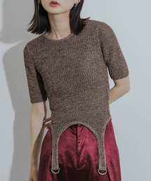 SENSE OF PLACE by URBAN RESEARCH | ガーターデザインセーター(5分袖)(ニット/セーター)